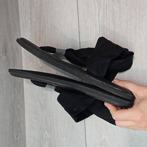 Sanuk Women Yoga Mat Slip on flats slide shoes sz 9 - Picture 7 of 9